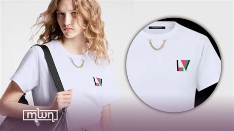 lv palestinian shirt|louis vuitton palestinian t shirt.